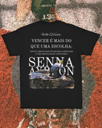 Camiseta Tradicional Ayrton Senna - Vencer é mais que uma escolha