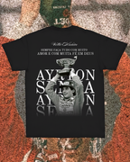 Camiseta Tradicional Ayrton Senna - Muita fé em Deus