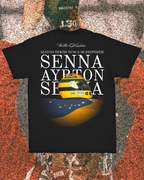 Camiseta Tradicional Ayrton Senna - Heróis nunca se despedem