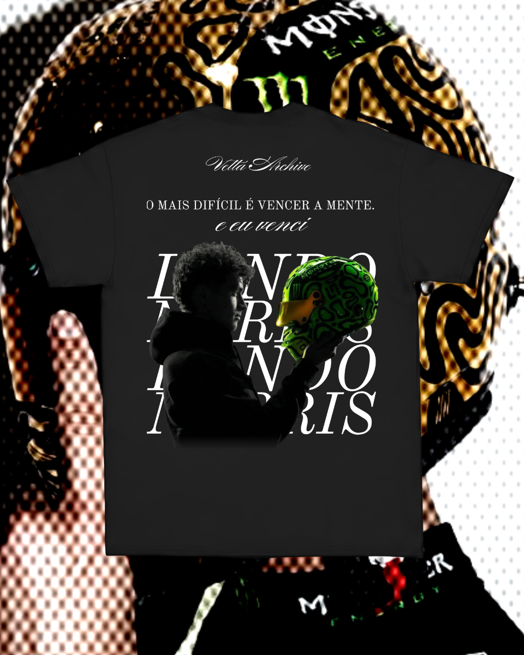 Camiseta Tradicional Lando Norris - Eu venci