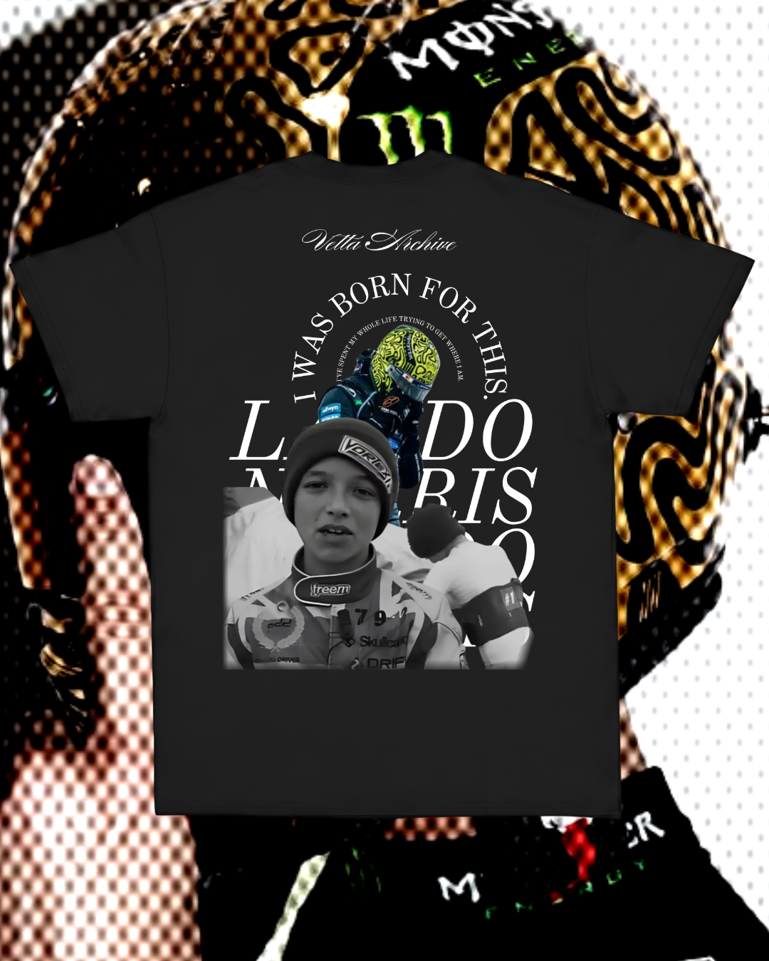 Camiseta Tradicional Lando Norris - Eu nasci pra isso