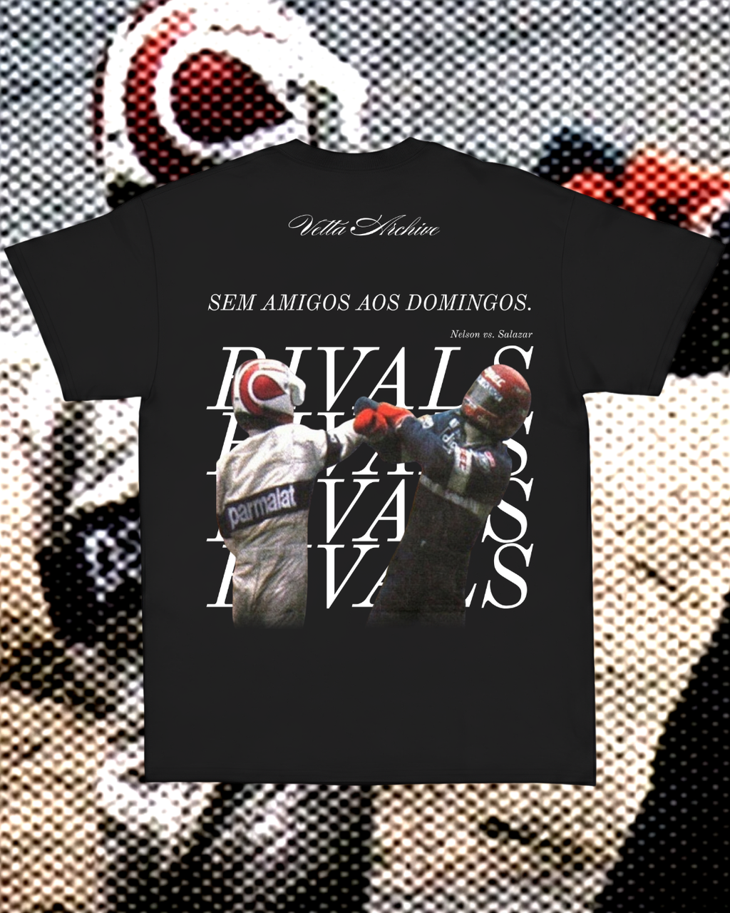 Camiseta Tradicional Piquet vs Salazar - Sem amigos ao domingos