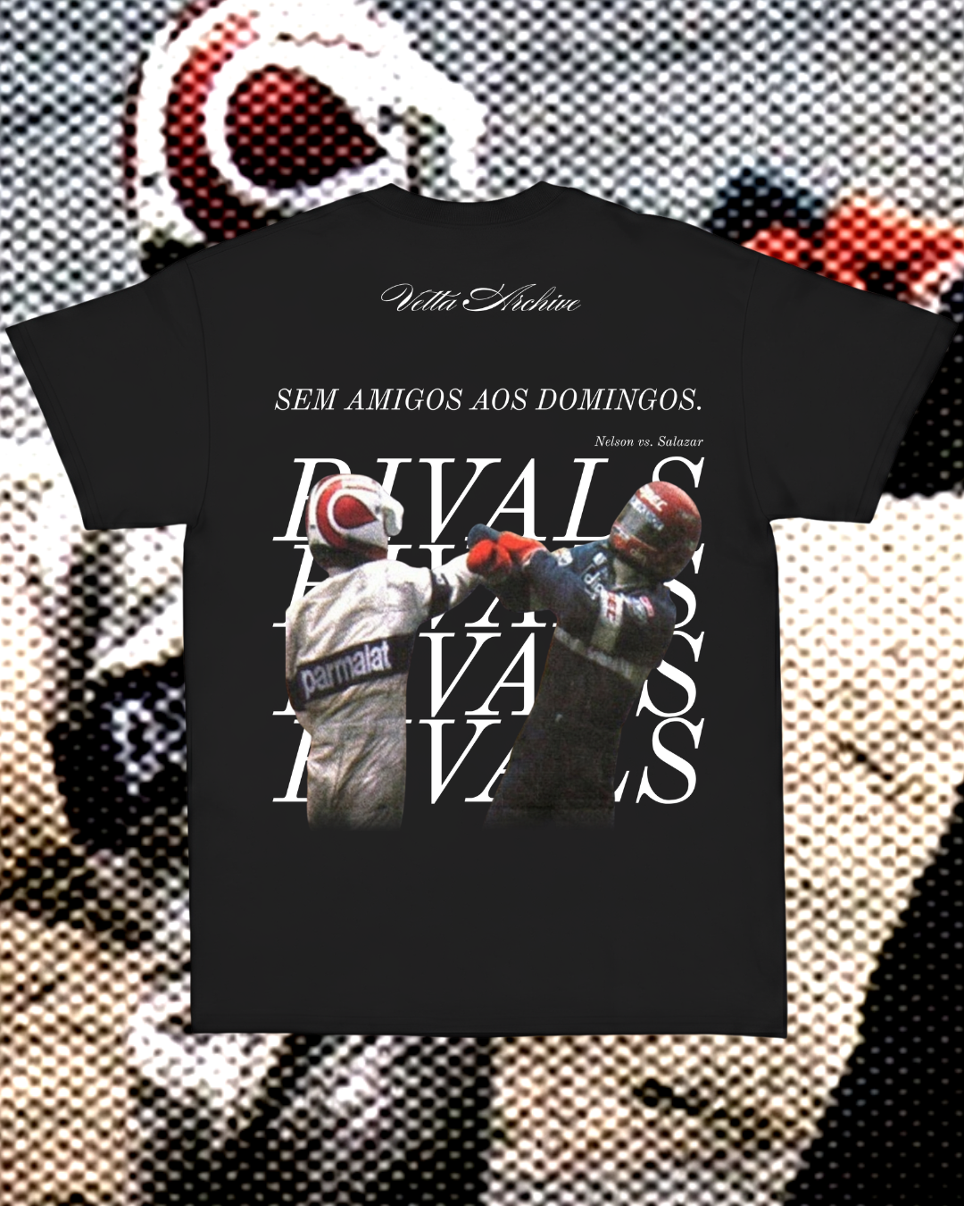 Camiseta Tradicional Piquet vs Salazar - Sem amigos ao domingos