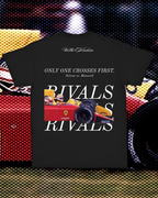 Camiseta Tradicional Mansell vs Piquet - Apenas um atravessa primeiro
