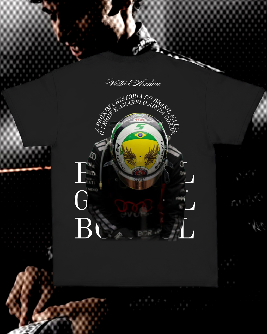 Camiseta Tradicional Bortoleto - O verde e amarelo ainda corre
