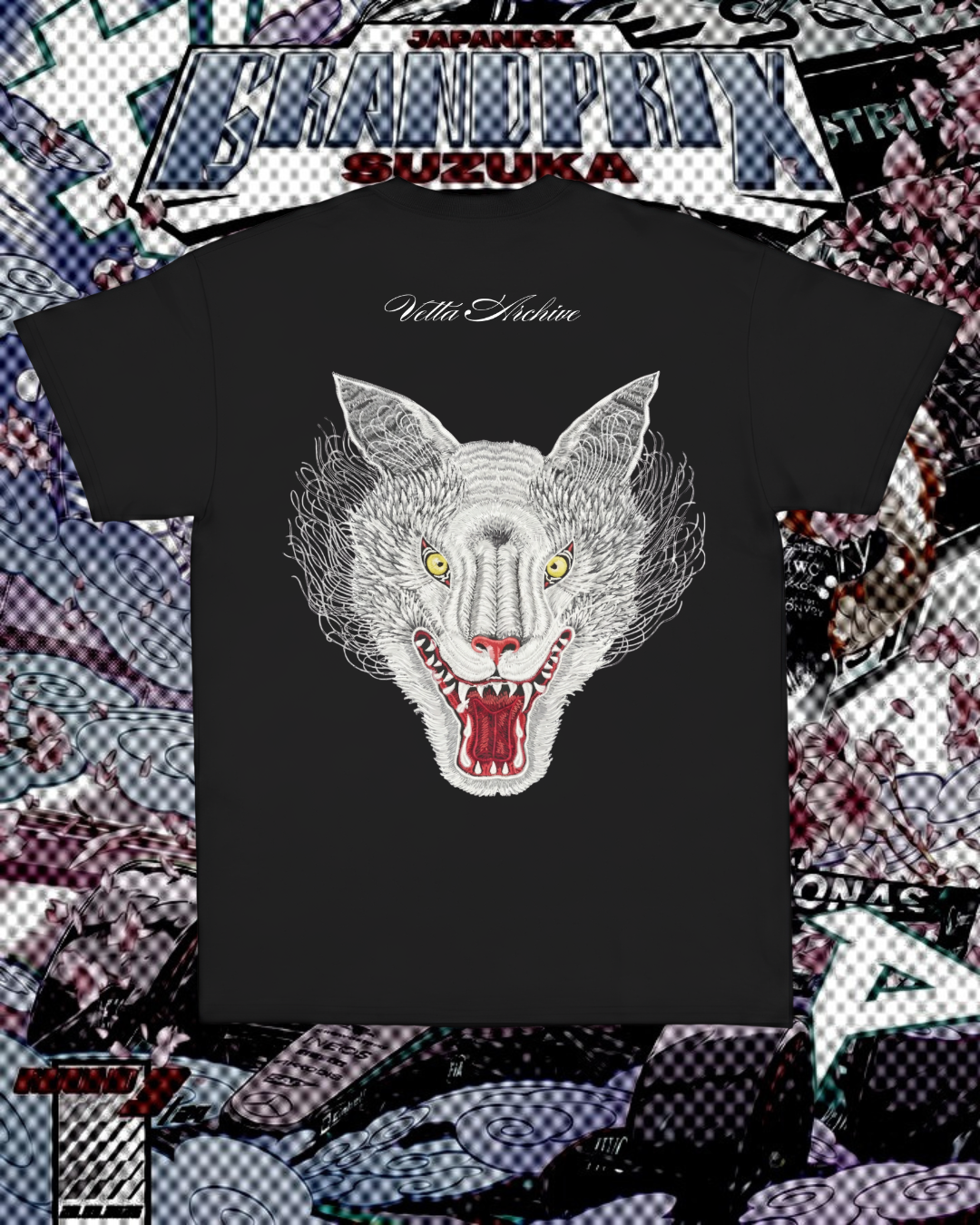 Camiseta Tradicional Mercedes - Lobo Japonês