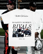 Camiseta Unissex Verstappen vs Hamilton - No safety no mercy EB