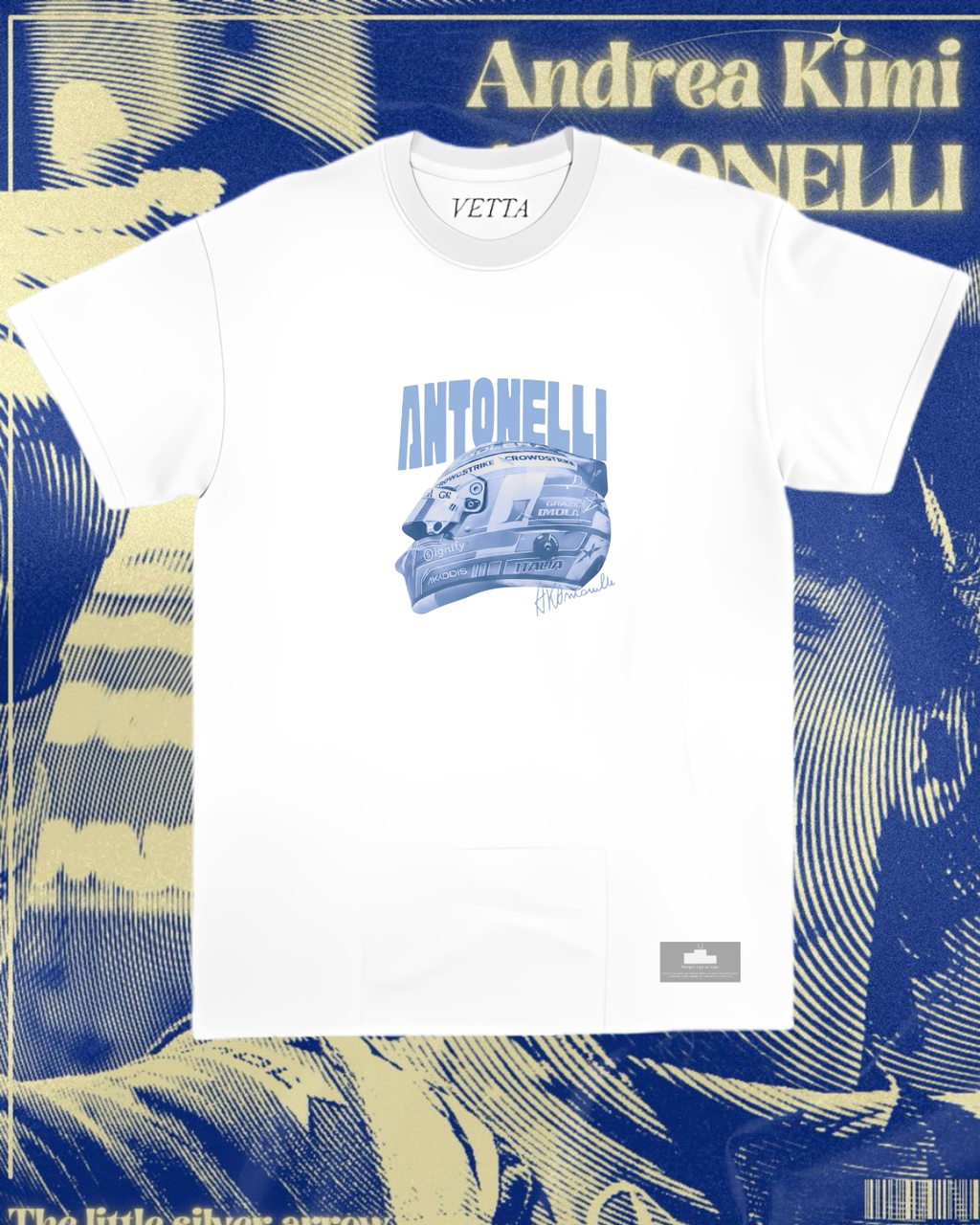 Camiseta Tradicional Kimi Antonelli - O Segundo mais jovem a vencer
