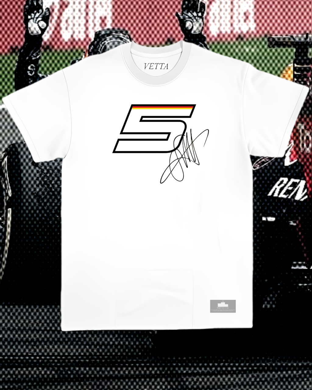Camiseta Unissex Vettel - Não há razão para não estar motivado