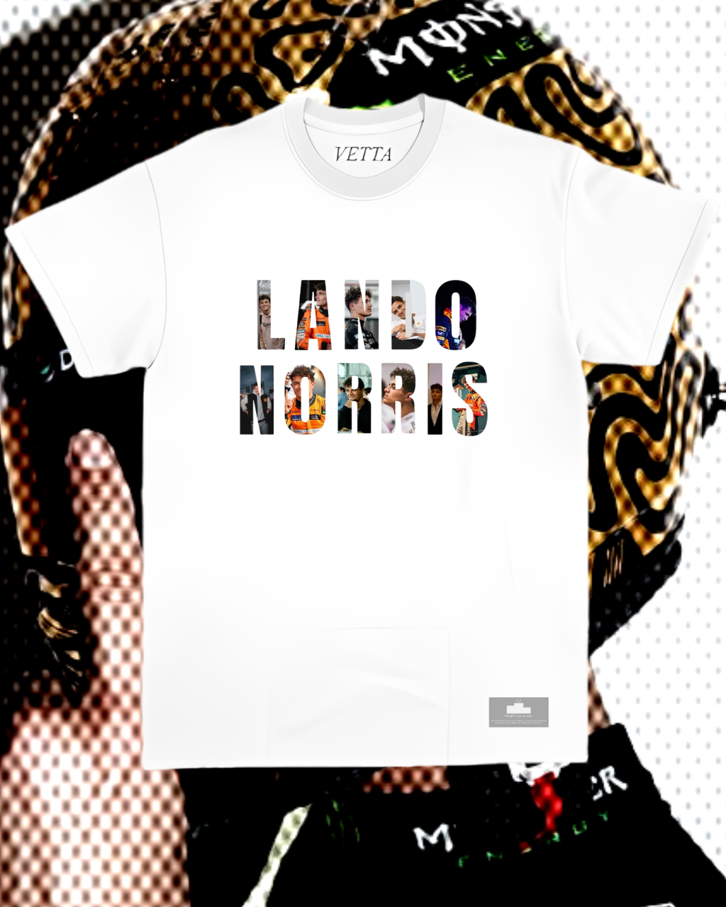 Camiseta Tradicional Lando Norris - World Champion 2025
