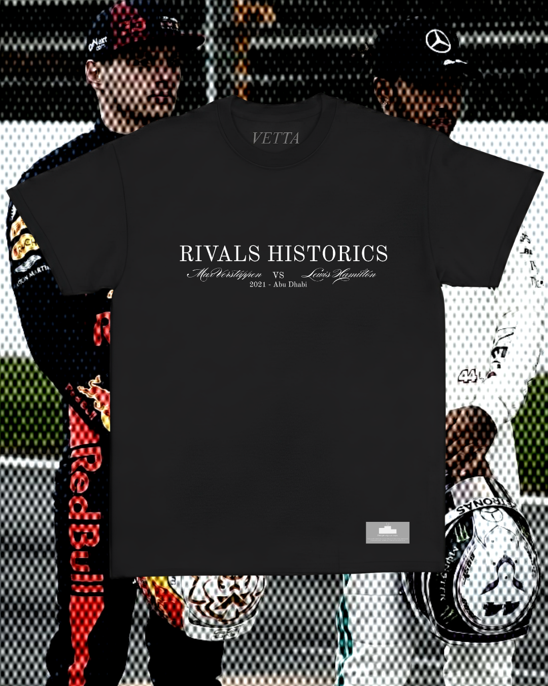 Camiseta Unissex Verstappen vs Hamilton - No safety no mercy EB