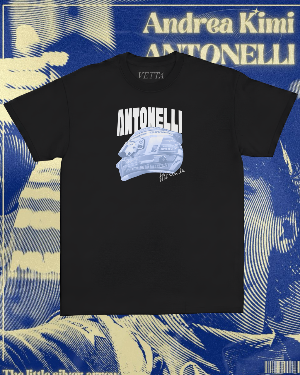 Camiseta Tradicional Kimi Antonelli - O Segundo mais jovem a vencer