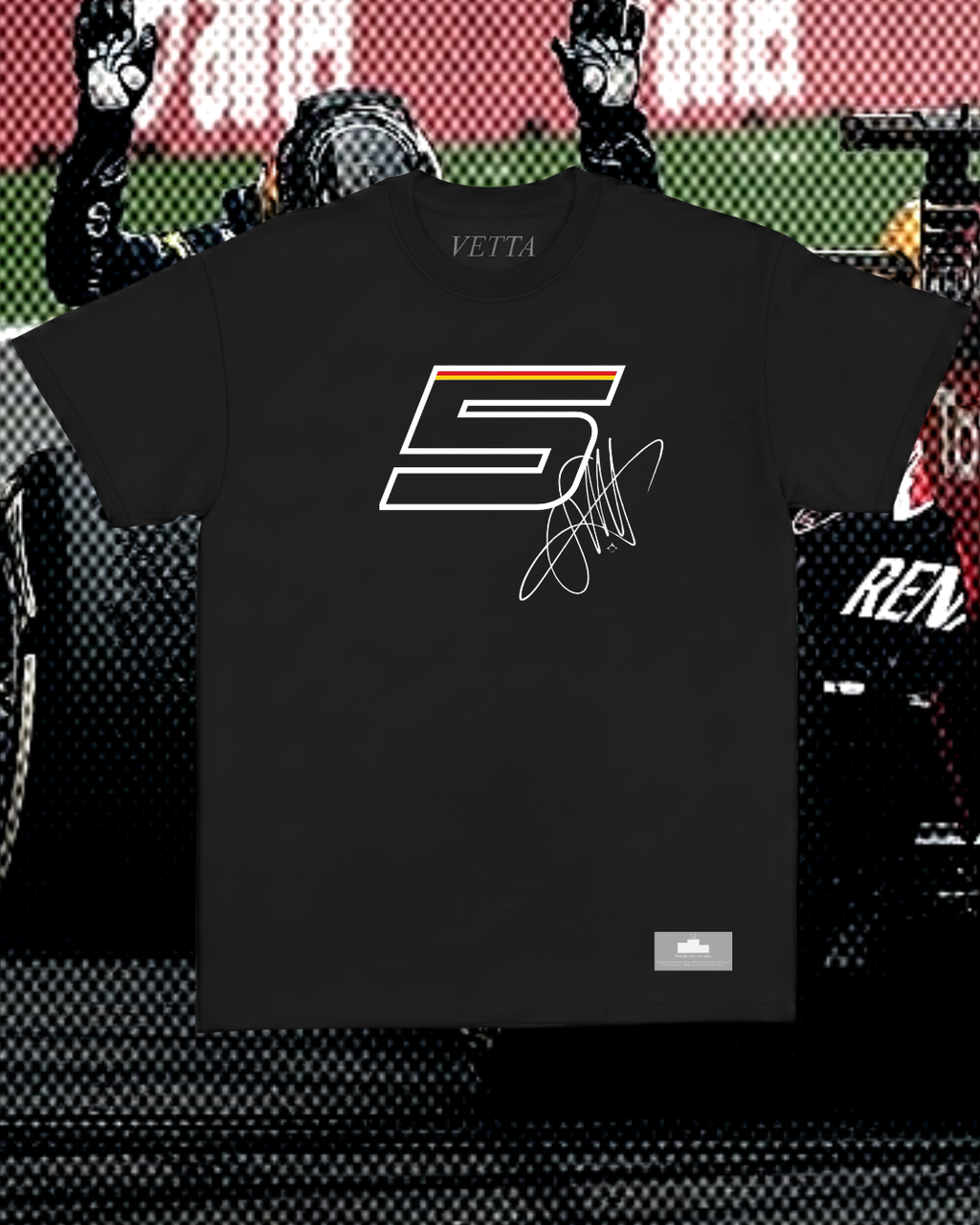 Camiseta Unissex Vettel - Não há razão para não estar motivado