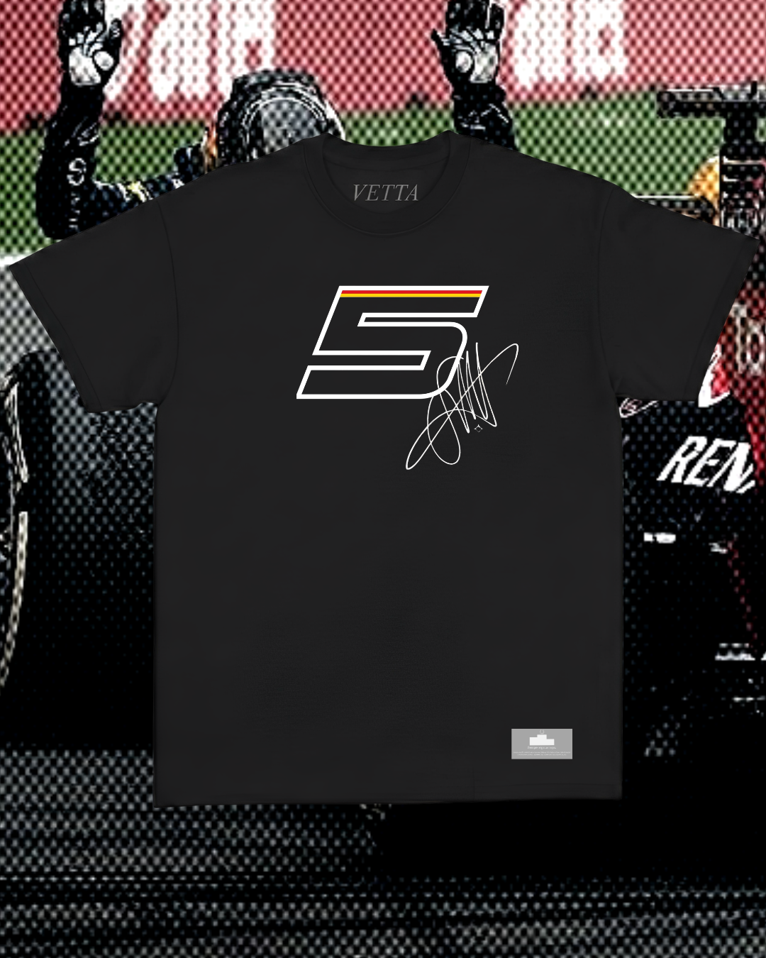 Camiseta Unissex Vettel - Não há razão para não estar motivado