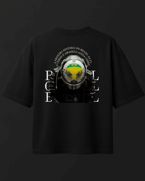 Camiseta Oversized Bortoleto - O verde e amarelo ainda corre