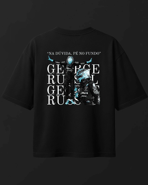 Camiseta Oversized George Russel - Pé no fundo