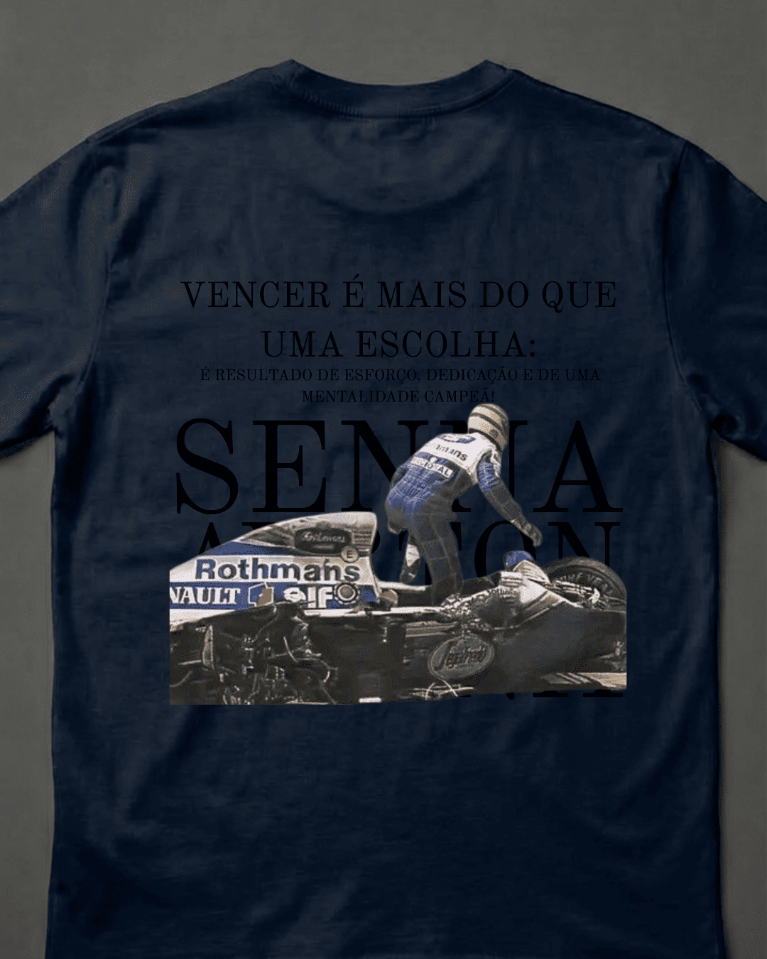 Camiseta Unissex Ayrton Senna - Vencer é mais que uma escolha EP