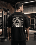 Camiseta Oversized Ayrton Senna - Muita amor e muita fé em Deus
