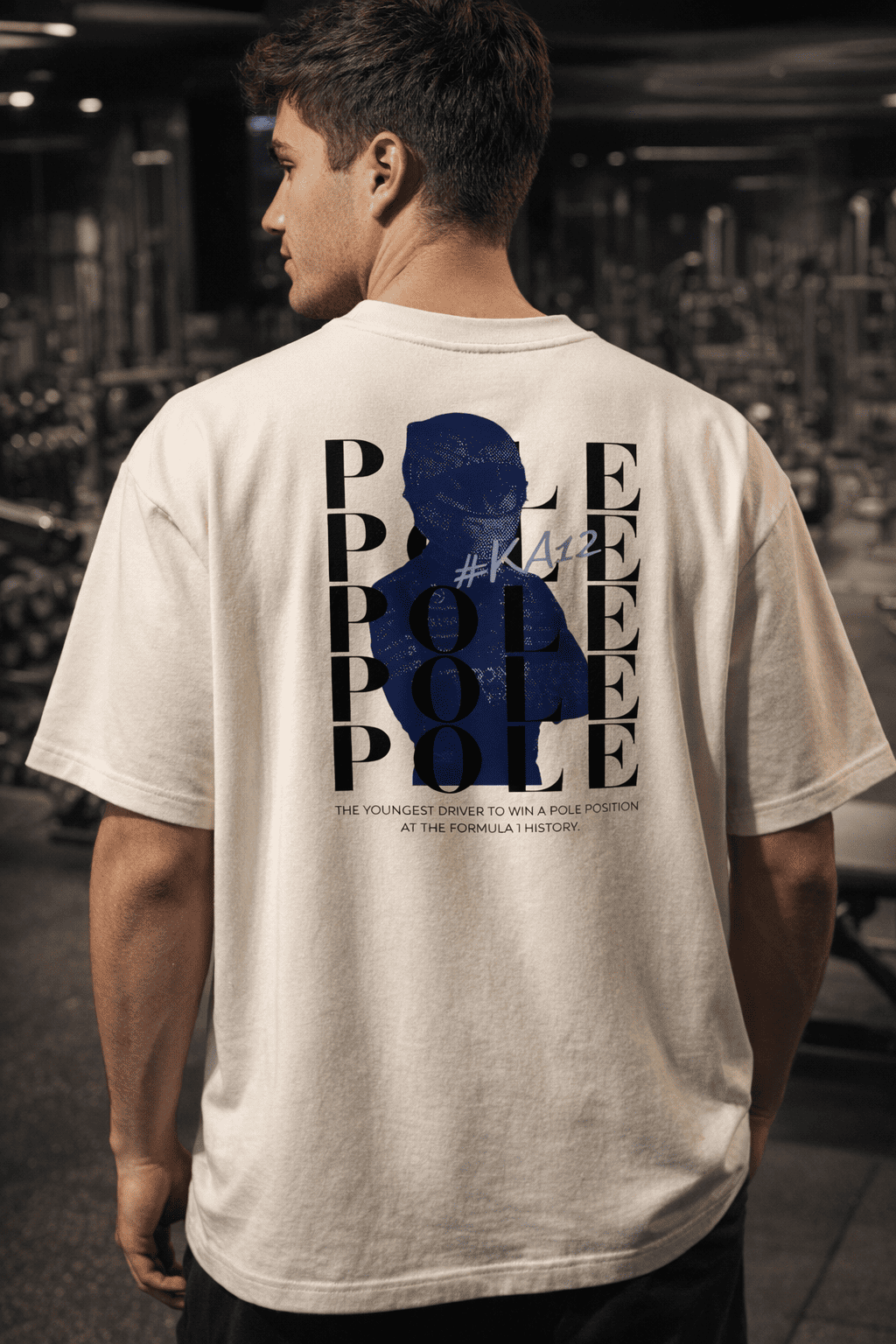 Camiseta Oversized Kimi Antonelli - O mais jovem Pole Position