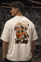 Camiseta Oversized Lando Norris - World Champion 2025